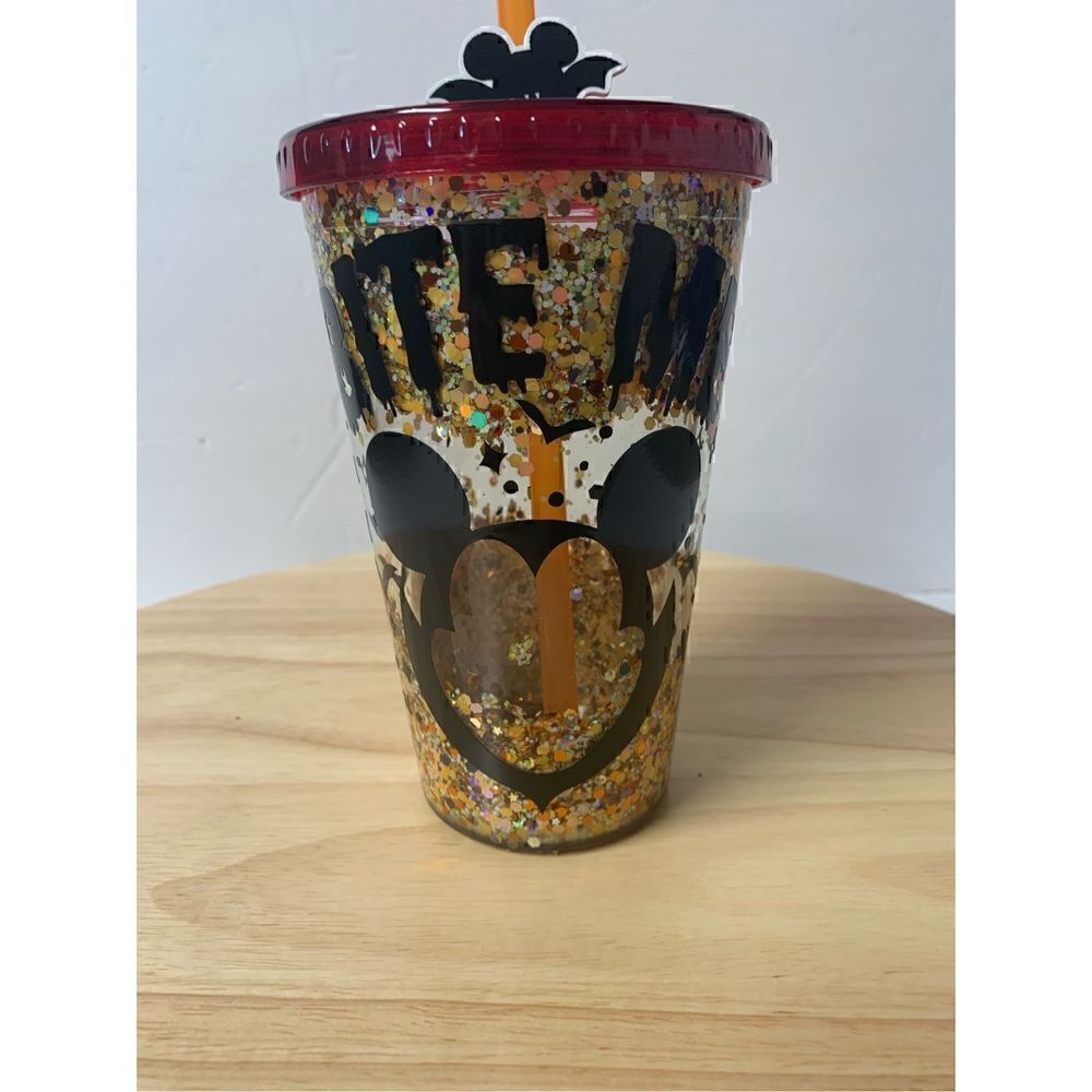 Mickey vampire snow globe handmade tumbler